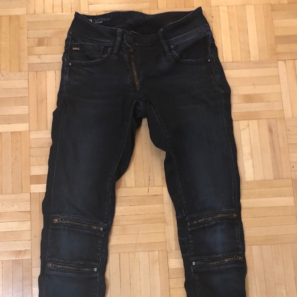 G Star Raw Dark Wash Denim Jeans